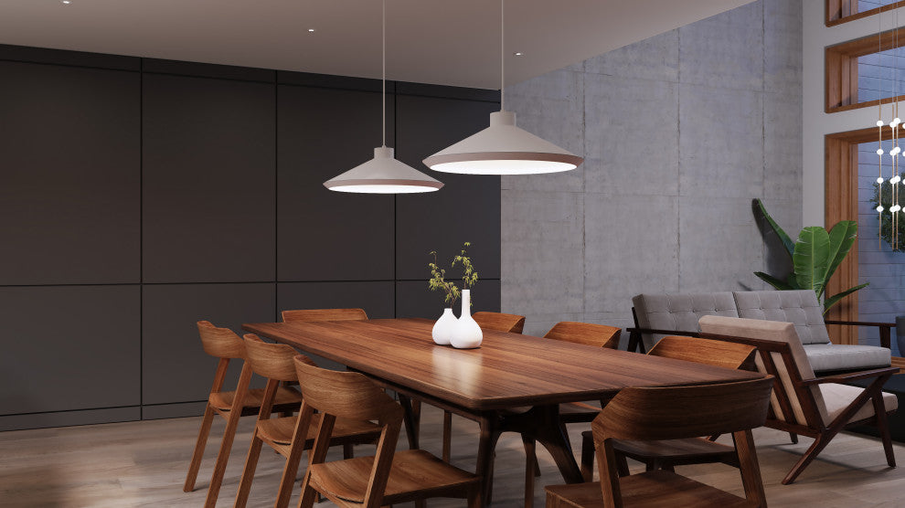 Sonneman 2754-E Koma Edo 1 Light Pendant - Satin White