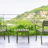 Paris Outdoor Side Table Olive Green