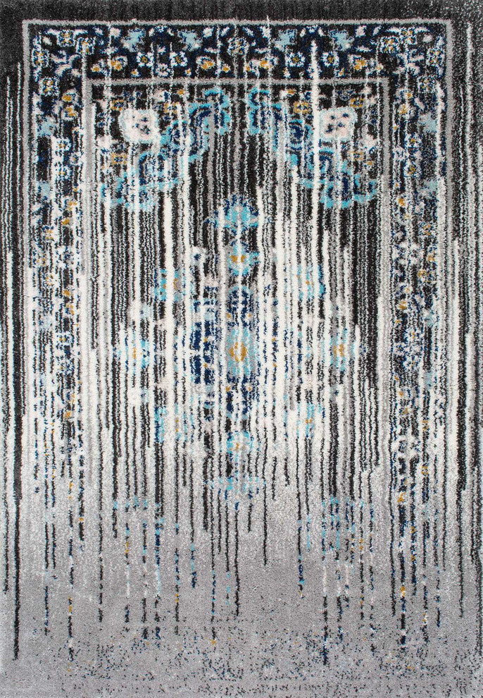 Tinted Traditional Talisman Area Rug, Brown, 4''x6''