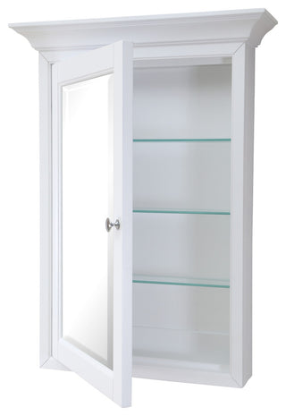 Newport Wall-Mounted Medicine Cabinet, White