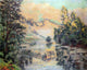 Armand Guillaumin Landscape, the Creuse, 20"x25" Wall Decal