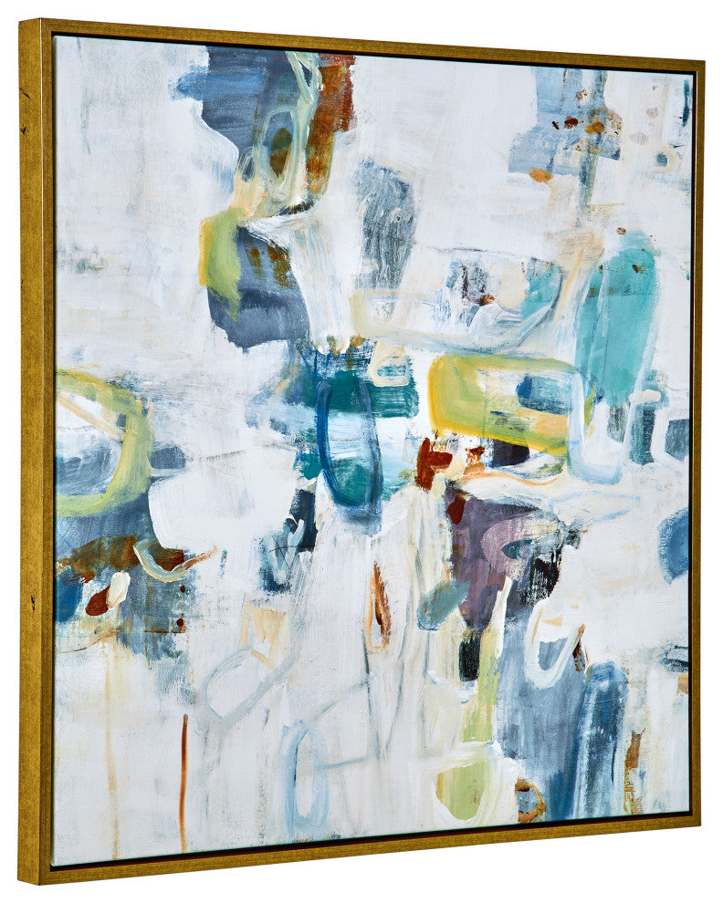 Rolling Onward Framed Abstract Art