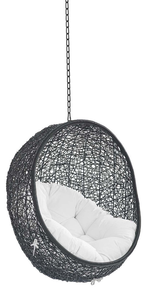 Encase Sunbrella Fabric Swing Outdoor Patio Lounge Chair Without Stand