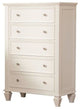 Coaster Sandy Beach Chest in White 201305