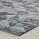40" x 54" Tromso Blue and Gray 1/2" Rug'd Chair Mat