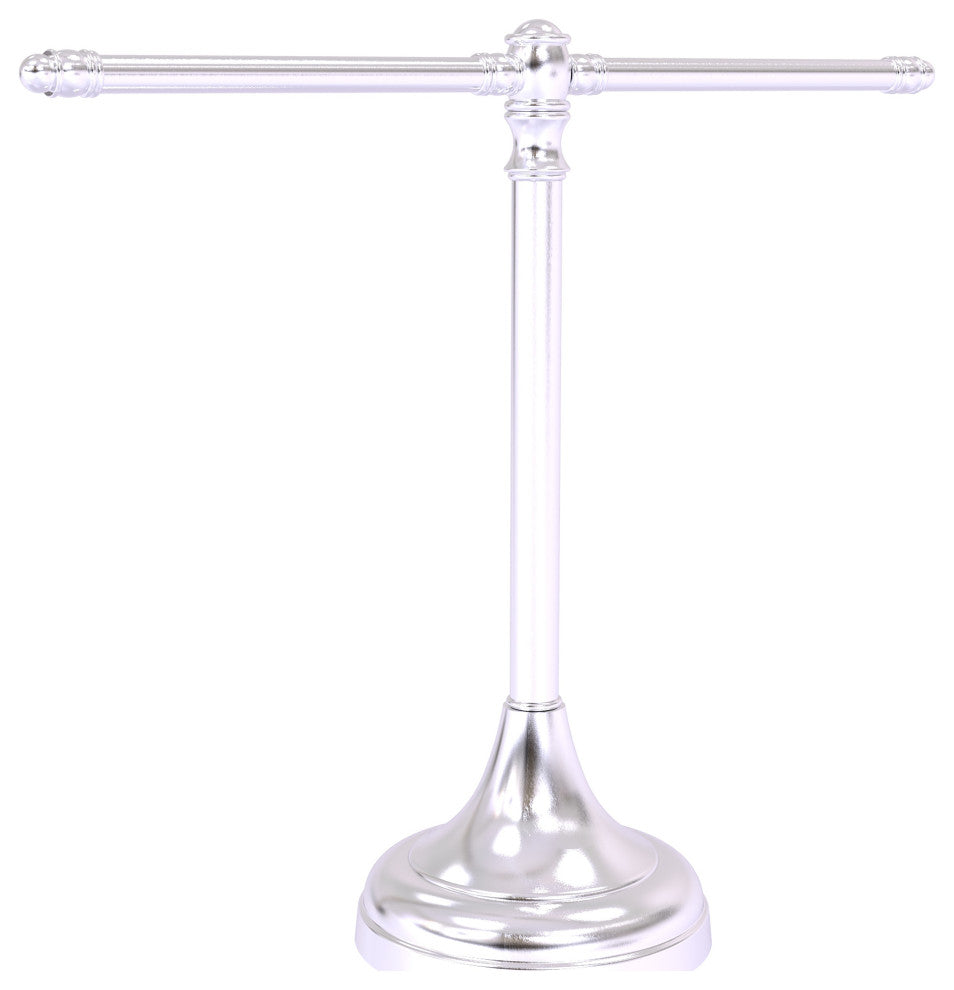 Carolina Guest Towel Stand, Satin Chrome