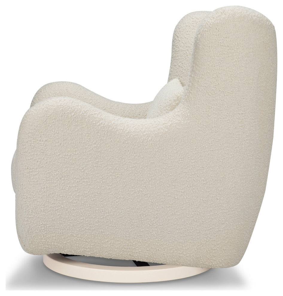 Solstice Swivel Glider, Ivory Boucle