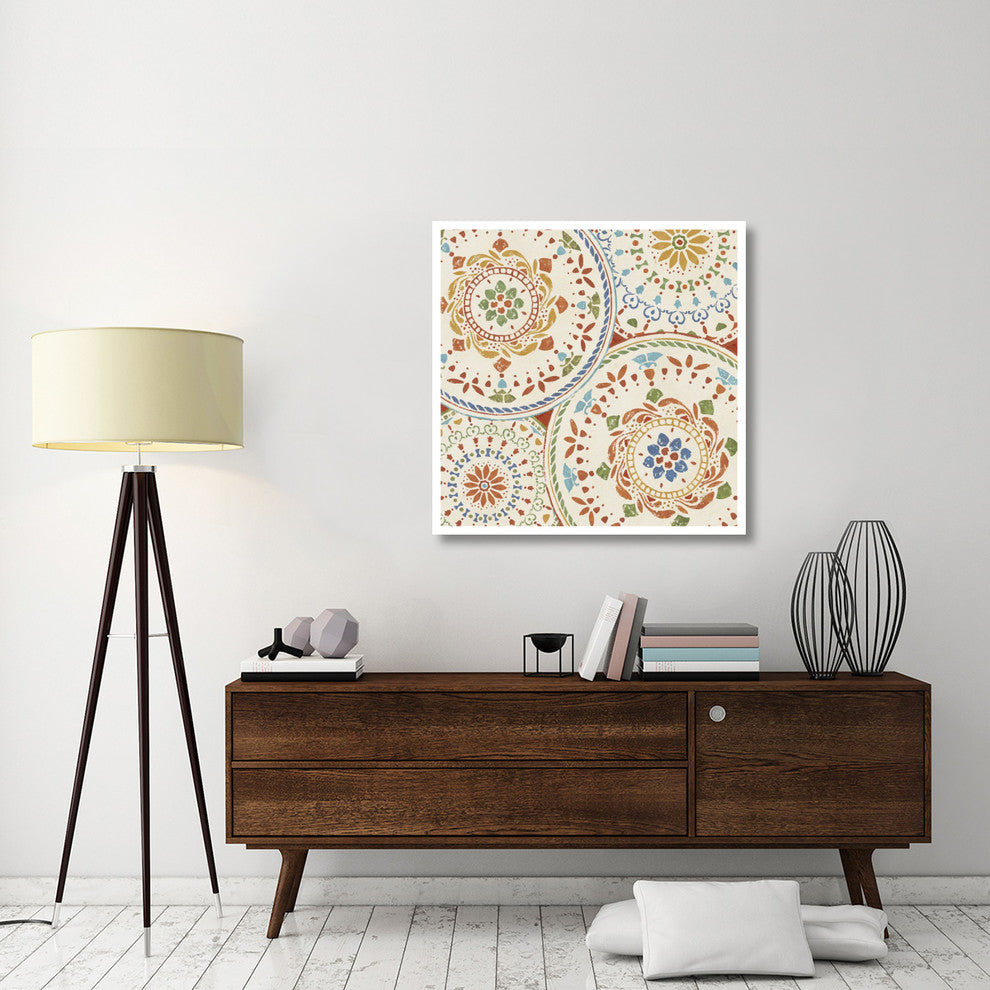 "Spanish Impressions VI" Digital Paper Print by Daphne Brissonnet, 38"x38"