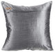 Silver Decorative Pillow Covers 12"x12" Silk, Peach Waters