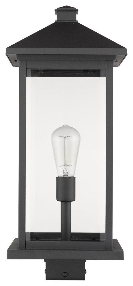 Z-Lite 531PHBXLS Portland 23" Tall Outdoor Single Head Post Light - Oil Rubbed