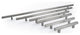 Celeste Pi Square Bar Pull Cabinet Handle Brushed Nickel Stainless, 7"x10"