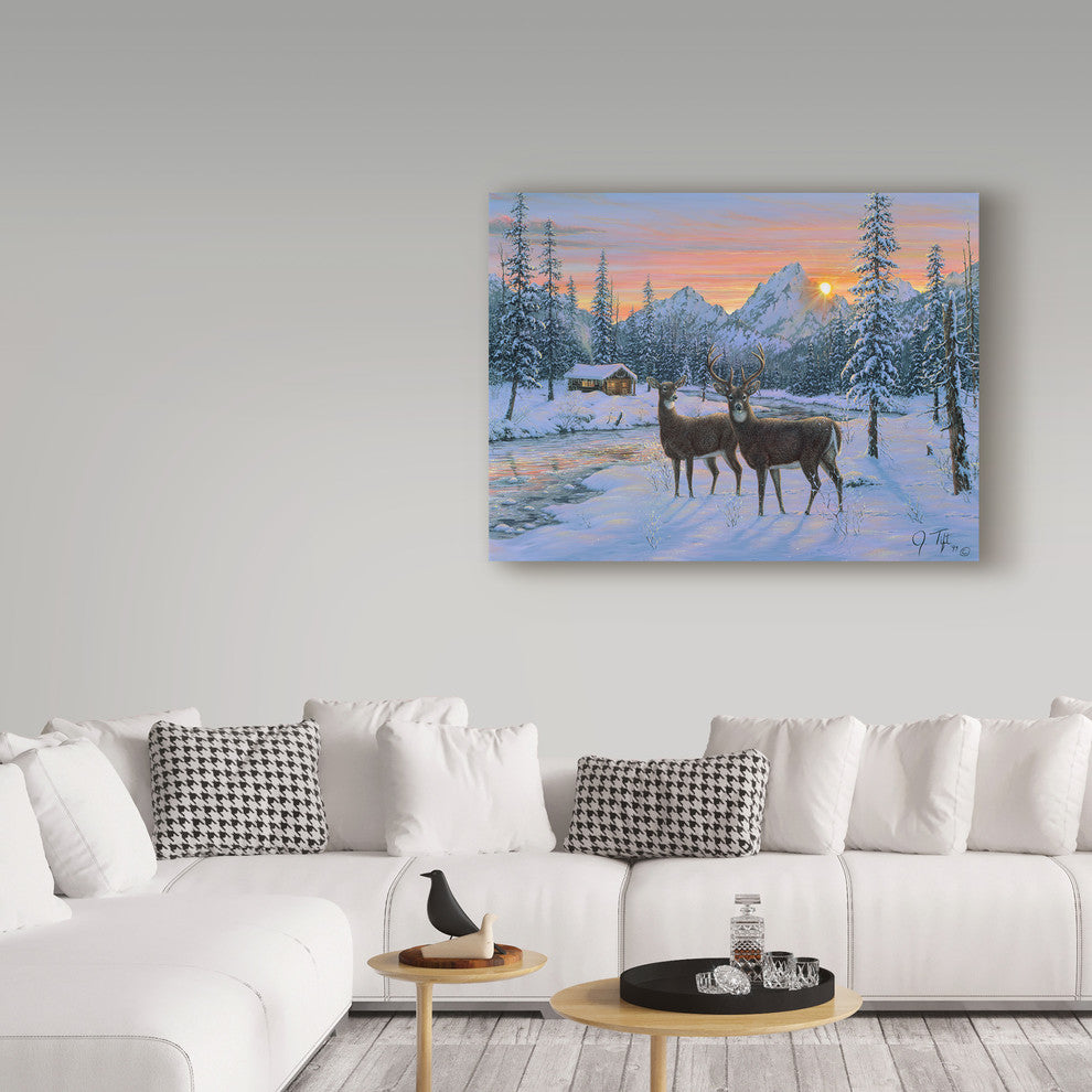 Jeff Tift ''Whitetail'' Canvas Art, 19"x14"