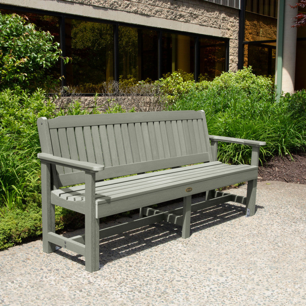 The Sequoia Professional Commercial Grade Exeter 6' Garden Bench, Eucalyptus