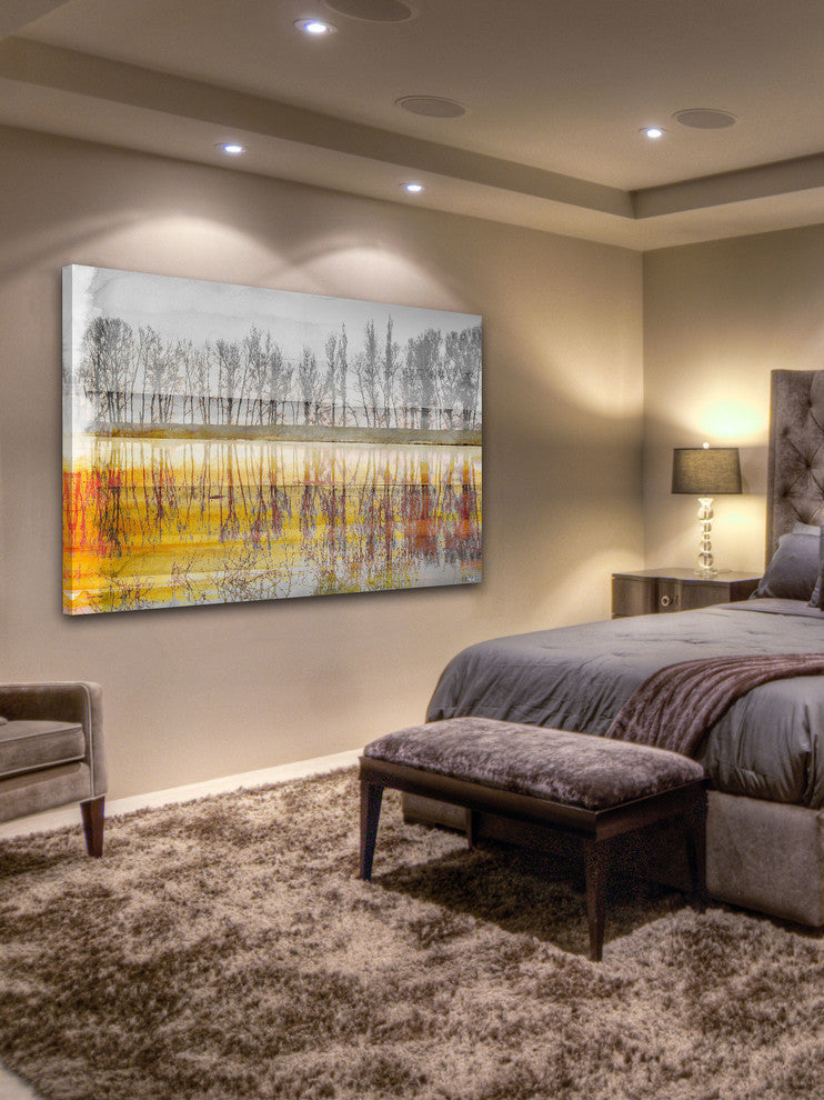 "Sunset Lake" Fine Art Canvas Print, 36"x24"