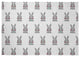 Bunny Fluffle Easter Chenille Rug, Wave Top Blue, 5'x7'