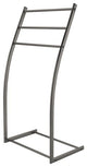Kingston Brass Pedestal Steel Construction Towel Rack, Brushed Nickel