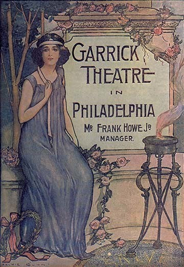 Garrick Theater- Gallery Wrapped Canvas Art 28" x 42"