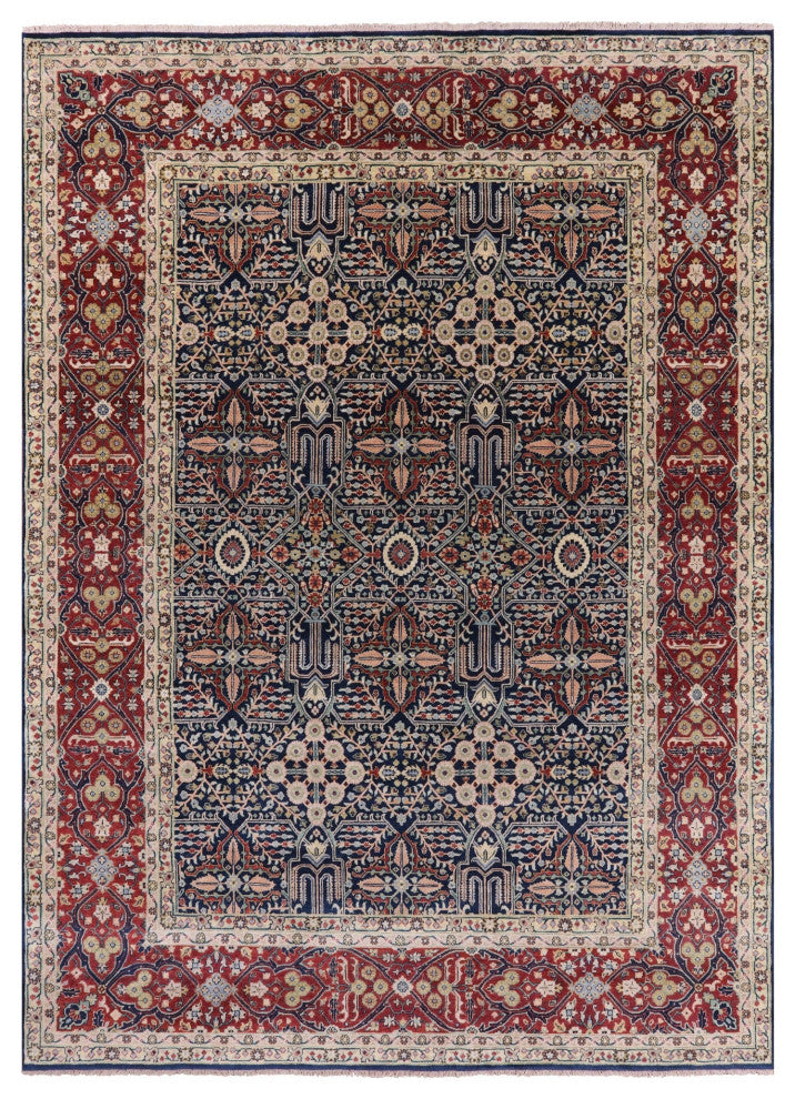 8' 10" X 12' 1" Persian Fine Serapi Handmade Wool Rug - Q14693
