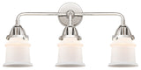 288-3W-PC-G181S-LED 3 Light 23.25" Bath Vanity Light, Polished Chrome