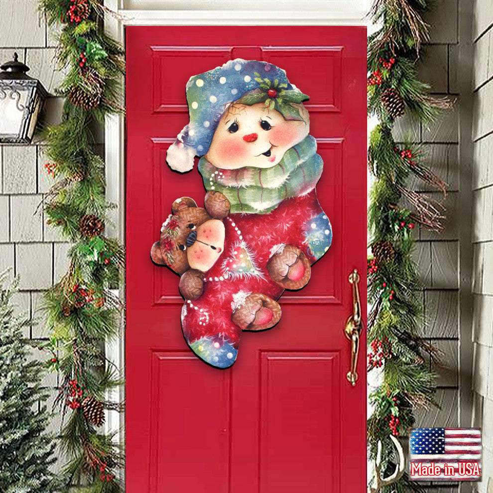 Bearly Hanging On Door Hanger