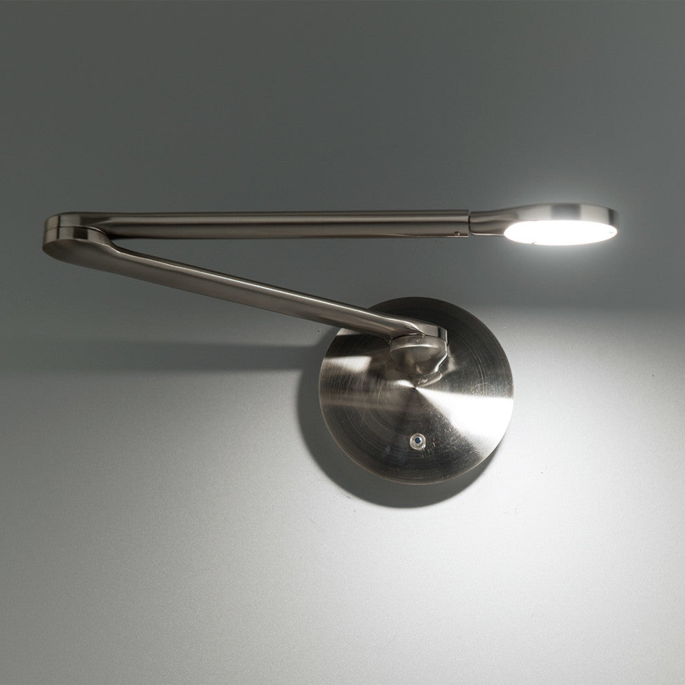 Reflex 24" LED Swing Arm 3000K, Brushed Nickel