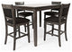 Grayson Heights 5 Pack, Counter Height Table With 4 Stools