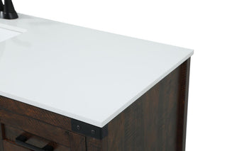 Home Living 19" Farmhouse Expresso-Light Bathroom Vanity