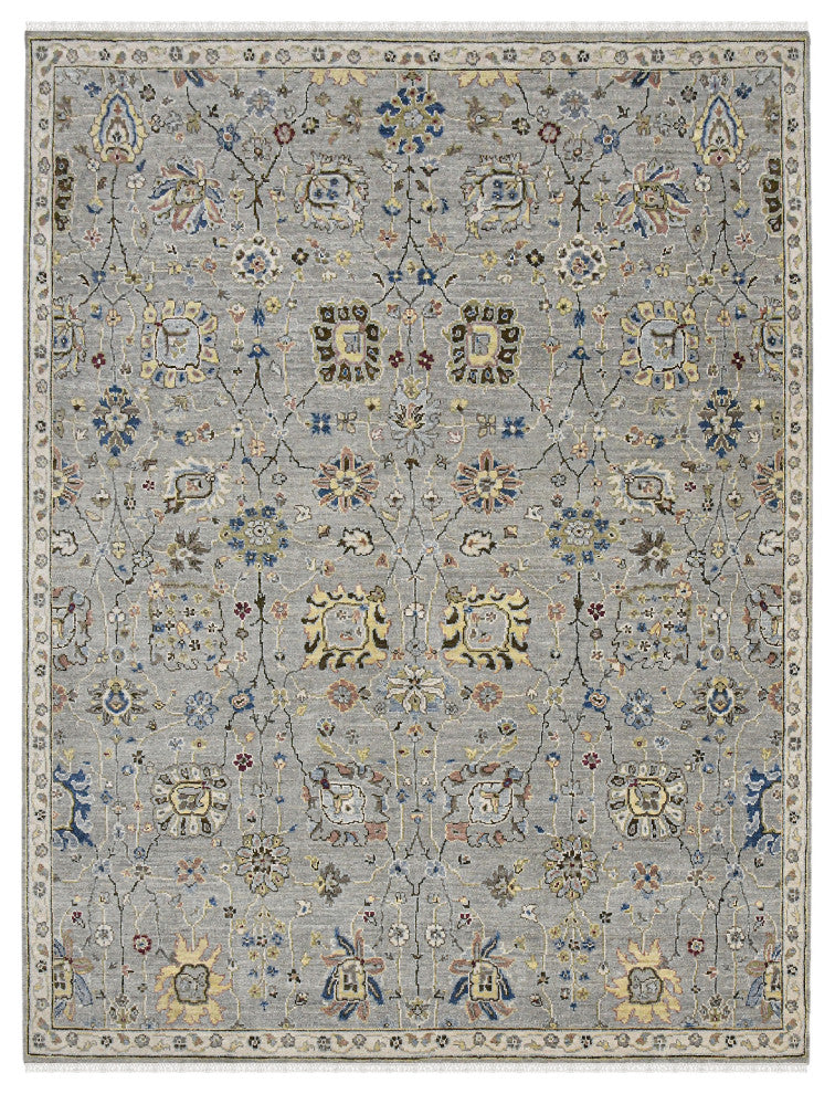 Bristol Fareford Area Rug, Silver, 9' X 12'