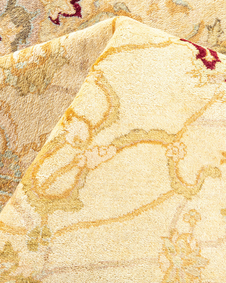 Amara, One-of-a-Kind Hand-Knotted Area Rug Ivory, 8'2"x10'2"
