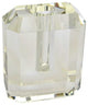 Faceted Crystal Vase, Large, Medium