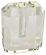 Faceted Crystal Vase, Large, Medium