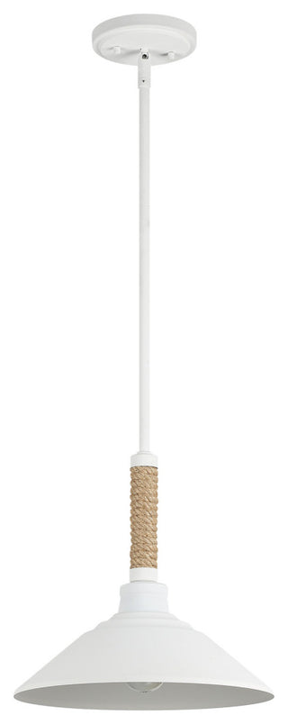 Golden Lighting 3318-M Journey 12"W Pendant - Natural White