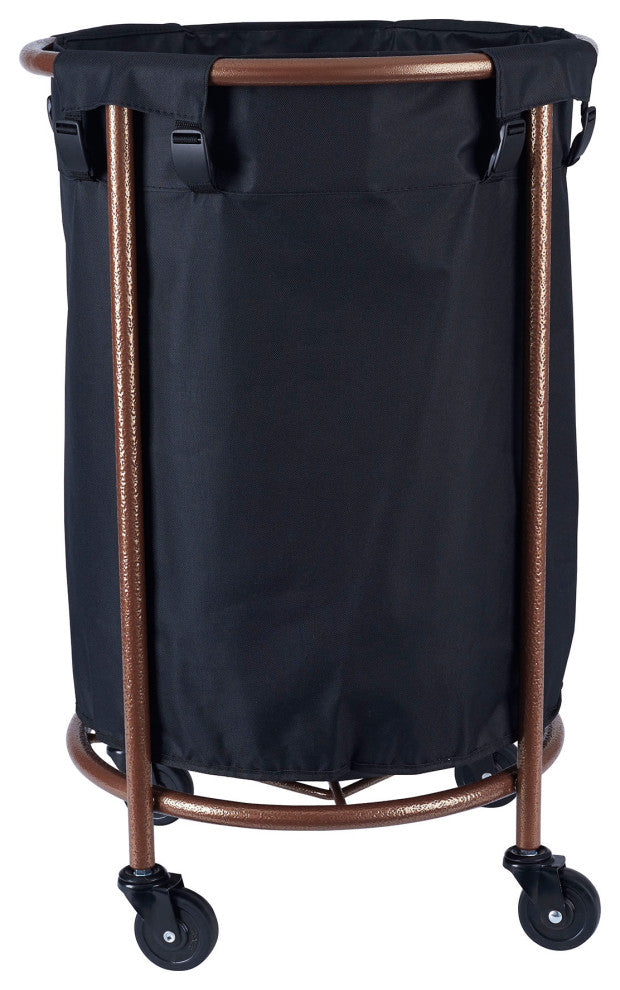 Round Laundry Basket With Wheels