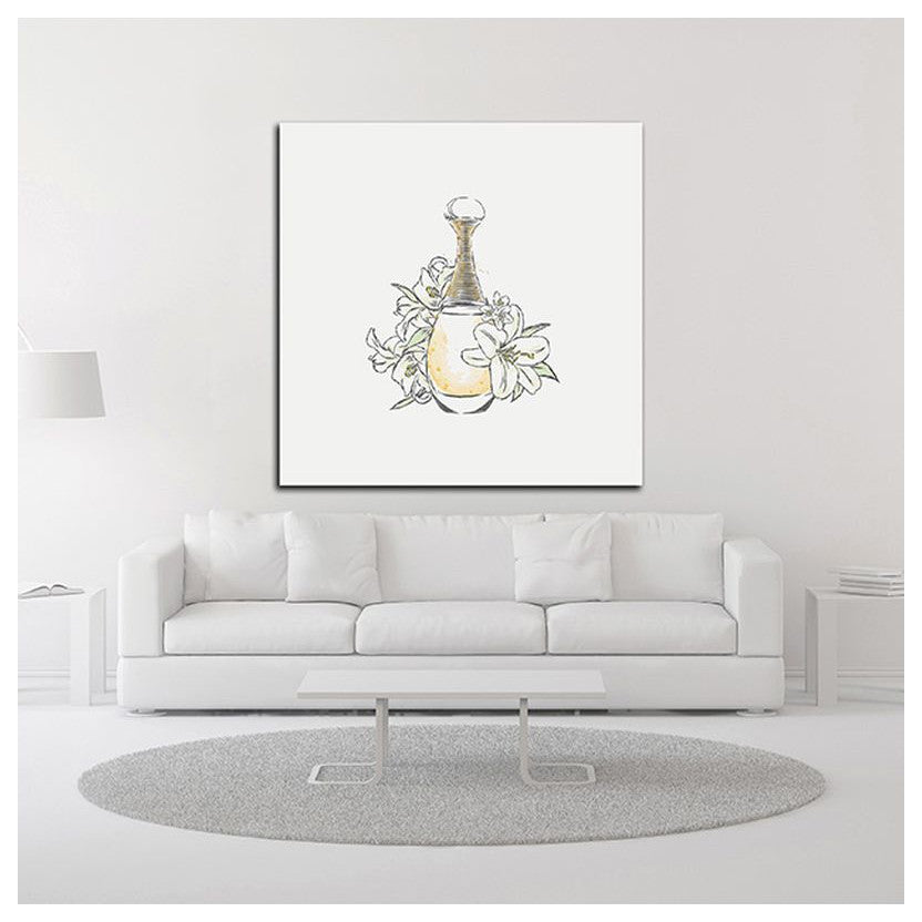 "Perfume III" by Incado, Print on Canvas, 24"x24"