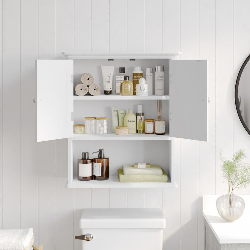 Dune Wall Mounted Bathroom Medicine Cabinet, White