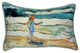 Betsy Drake Girl At The Beach Extra Large 20 X 24 Indoor / Outdoor Pillow