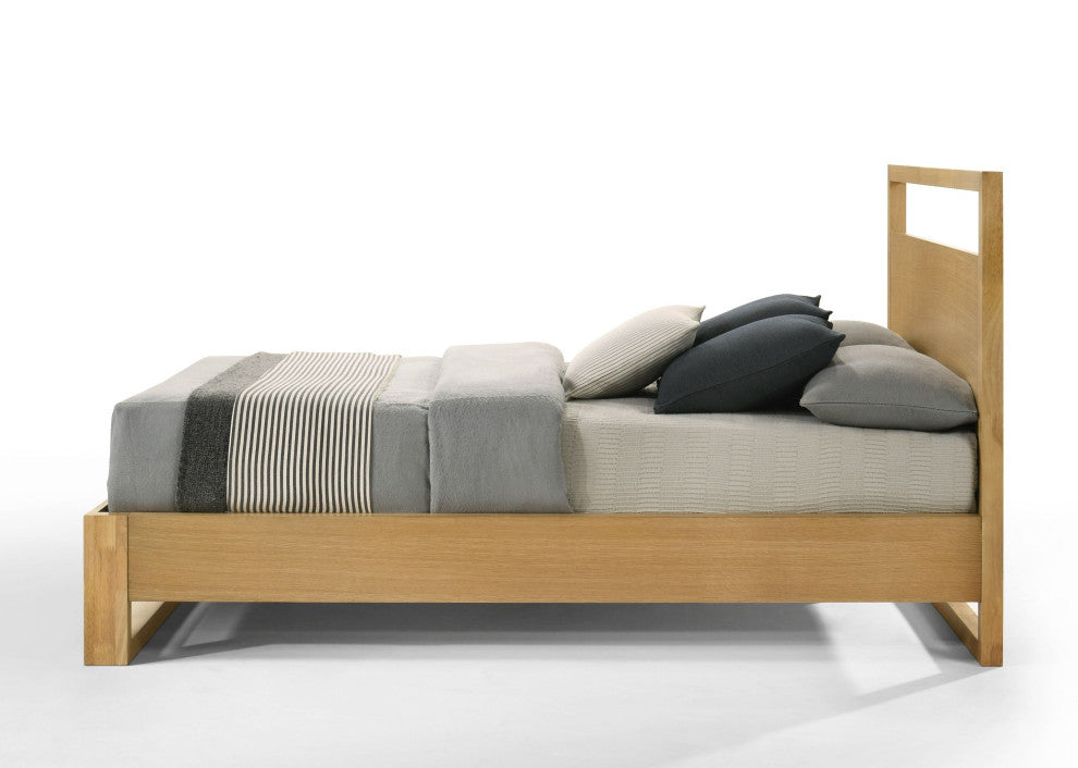 Nova Domus Berlin Modern Natural Oak Bedroom Set, Queen