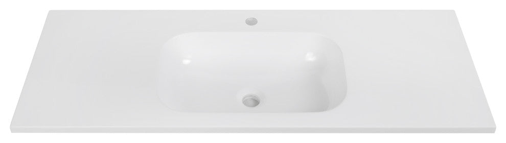 48" Solid Surface Resin Streamline K-1601-48 Vanity Top