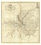 "Map of the States of Illinois & Missouri, 1823" Print by Lewis C. Beck, 16"x18"