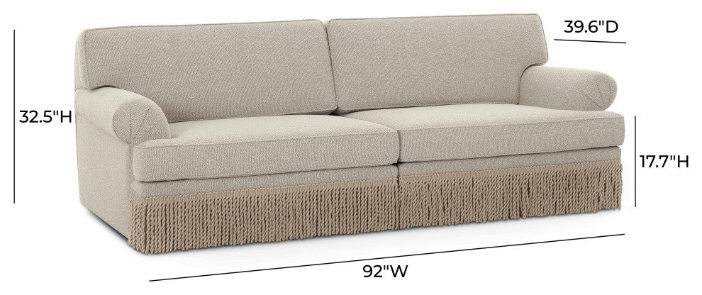 Yvette Cream Boucle Modular Sofa
