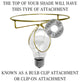 Fenchel Shades 5"x10"x8" Bulb Clip Attachment Empire Lamp Shade, Pleated M