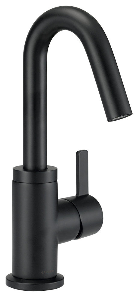 Amalfi Single Handle Lavatory Faucet, Satin Black