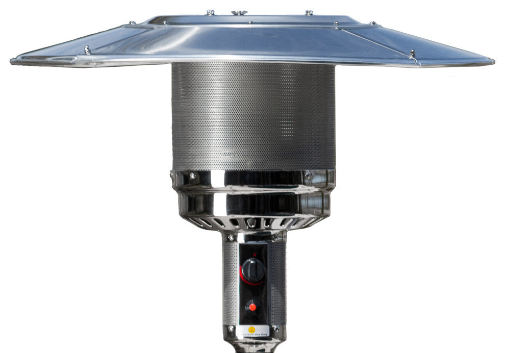 Commerical Patio Heater, Stainless Steel, Onyx and Stainless Steel Finish