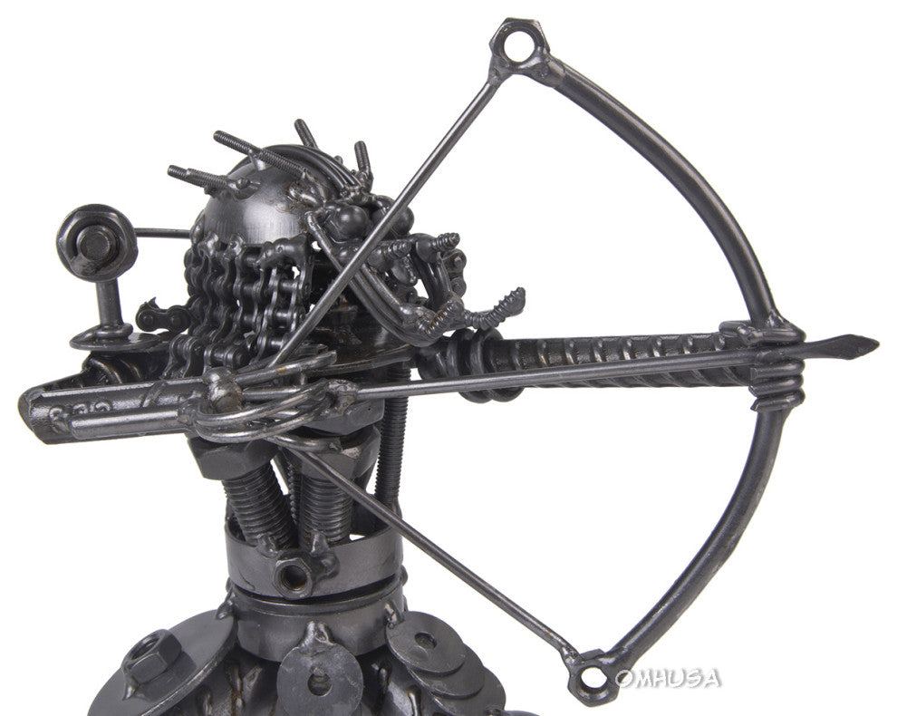 Metal Predator With Bow and Arrow