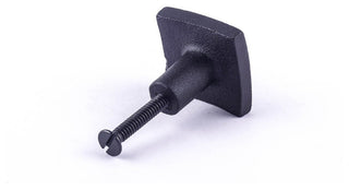 Square Maze Cabinet Hardware Iron Cabinet Knob Black