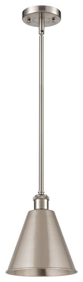Ballston Cone Pendant, Brushed Satin Nickel, LED