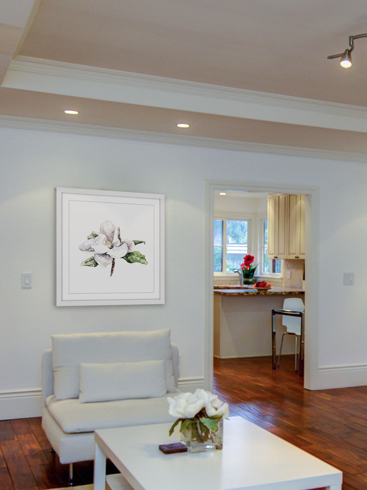 "Magnolia 4" Framed Print by Rachel Byler