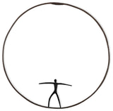Olympic Figure, Iron Ring, Black, Style C