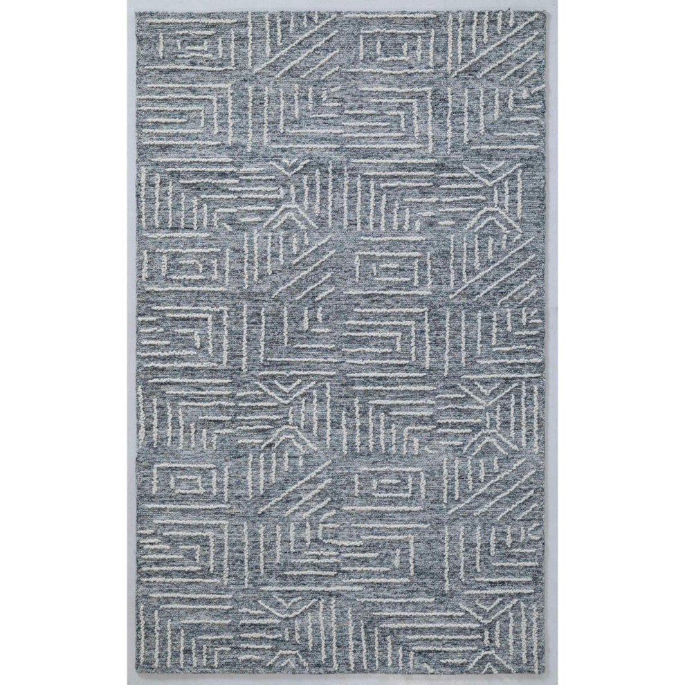 Malia Tangle Area Rug, Blue, 5'x7'6"