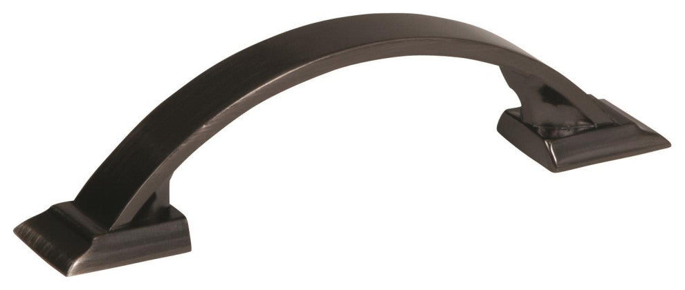 Candler 3" Center-to-Center Gunmetal Cabinet Pull